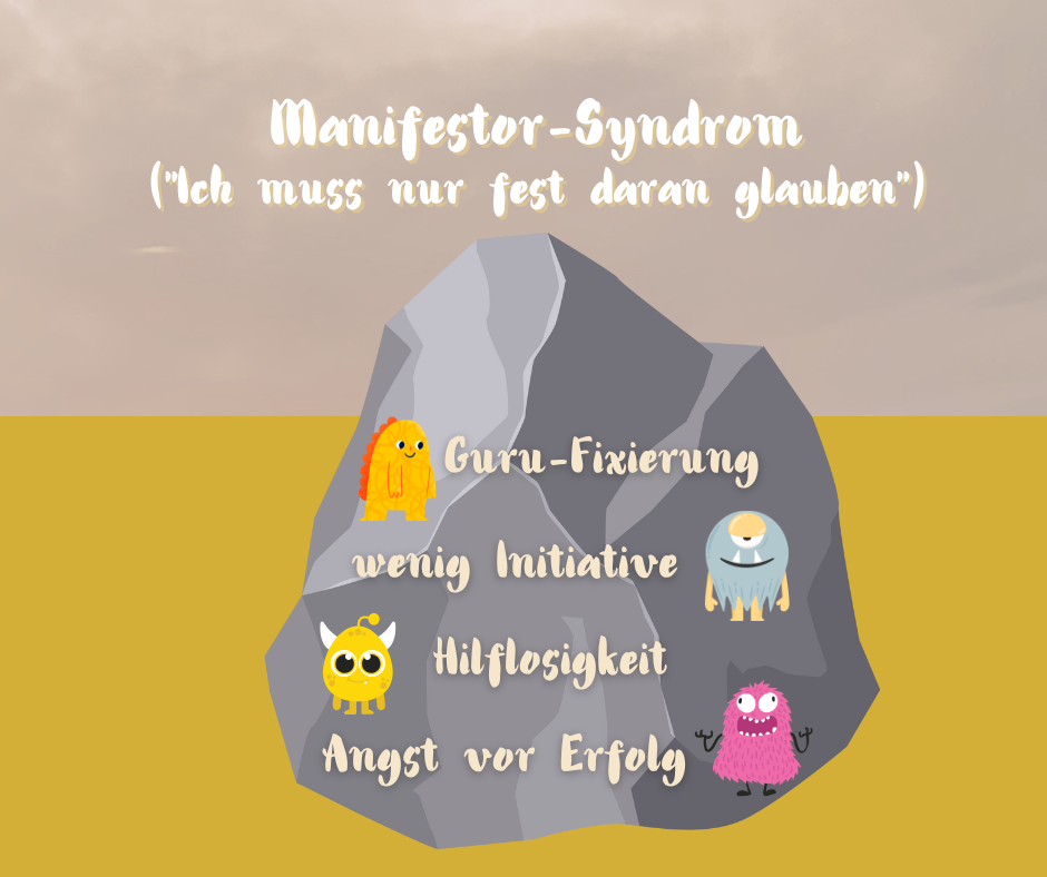 Manifestieren ist schön und funktioniert auch gut, wenn man ausser Visionieren auch tatsächlich etwas tut. Das ist auch die Wurzel des Worts: Manus = die Hand.