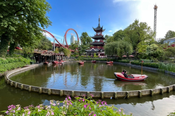 Tivoli mit Achterbahn - Resilienz lässt sich lernen!